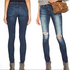 Rag & Bone The Skinny Jeans Pacifico Destroyed Size 24 Light